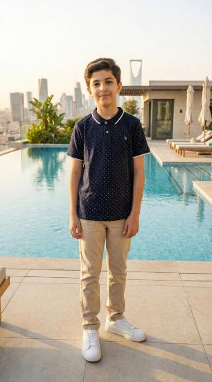 صورة تيشيرت ck اسود منقط